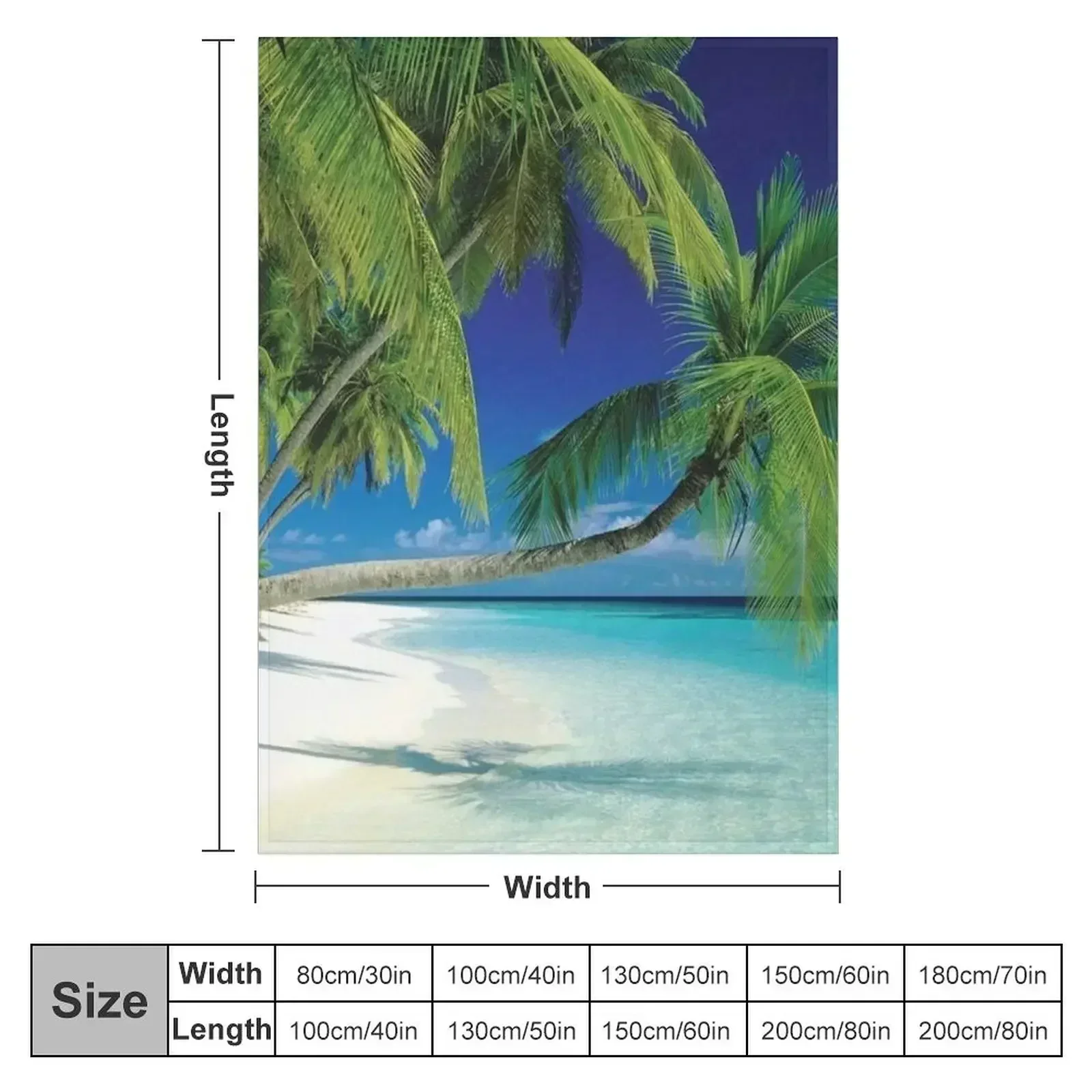 Maldives Polynesia Tropical Beach Photography Throw Blanket cosplay anime Blankets For Sofas Baby Blankets