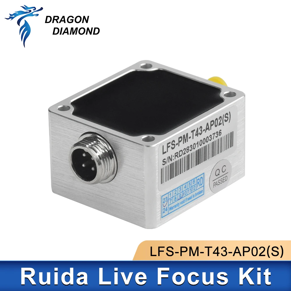 Imagem -04 - Ruida Live Focus Amplificador Sensor Head System para Metal e Não-metal Co2 Laser Cabeça de Corte Lfs-pm-t43-ap02 s Original