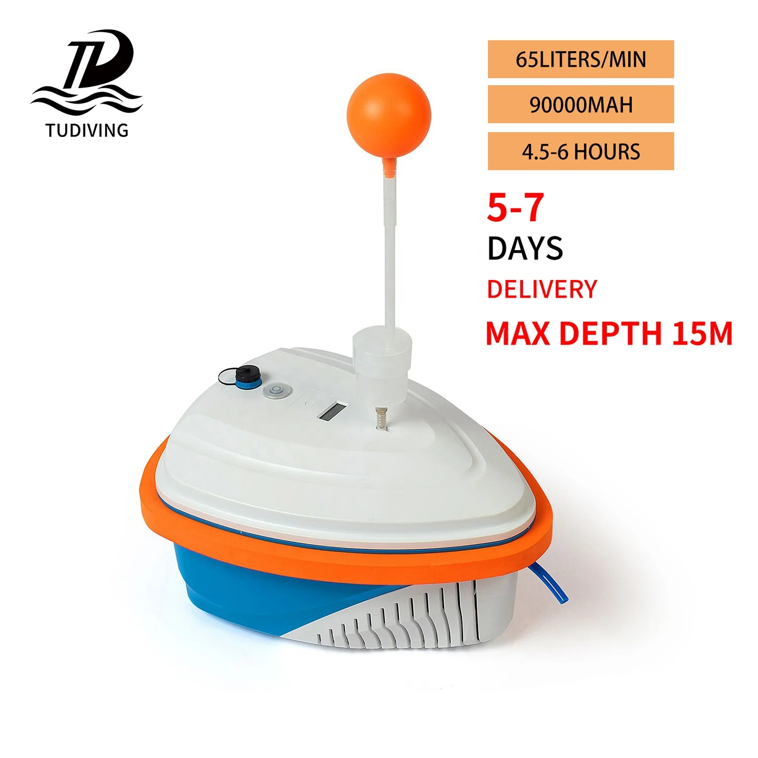 15MHot Sale High Quality Convenience LY450 4.5-6Hours Swimming Equipment Breathing Mobile Diving Ventilator