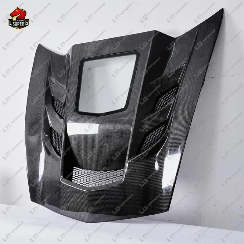 غطاء محرك من ألياف الكربون بونيه شيفروليه كورفيت C7