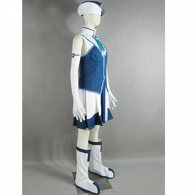 Anime Fairy Tail Rain Juvia Lockser Blue Cosplay Costumes for Women