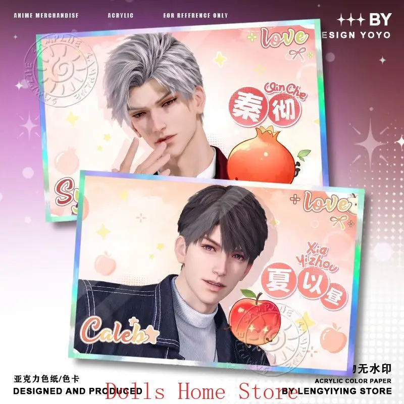 

Акриловая подставка для фанатов по игре Anime Love and Deepspace с персонажами Рафаэль и Силус, коллекционная карточка, подарок