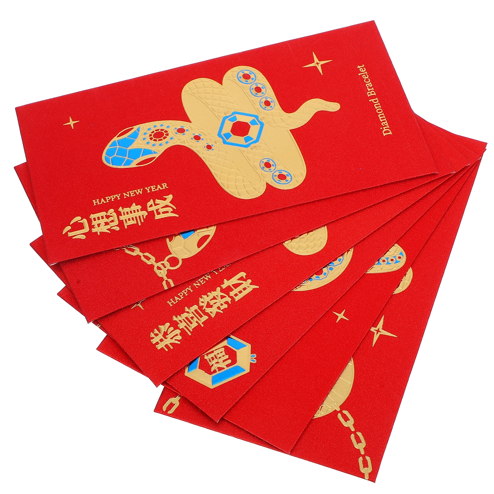 

30pcs Chinese New Year Red Year Of The Snake Hong Bao Lucky Money Packets For Wedding Birthday Spring Festival Money Chinese