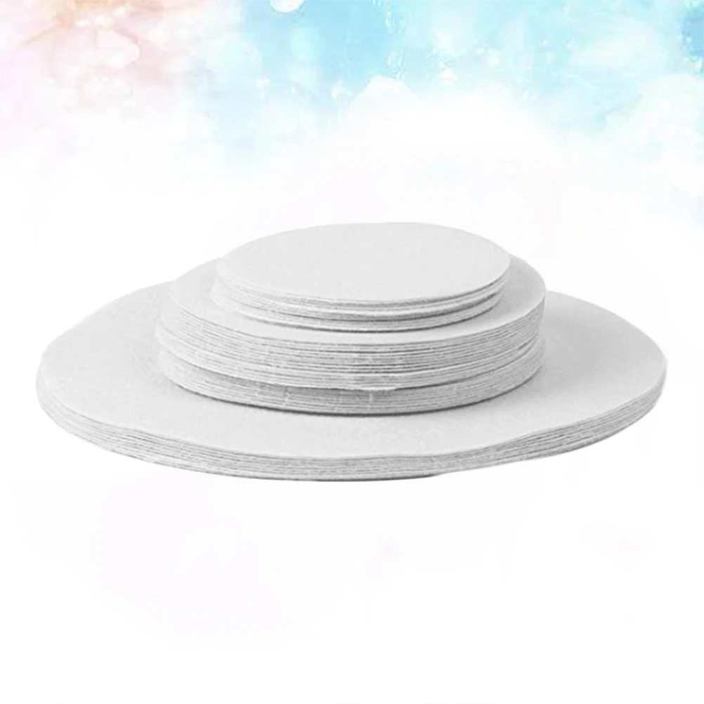 48 pezzi tovagliette in feltro sottobicchieri rotondi tovagliette da tavolo pad protezione per piatti assorbente decorazione della casa