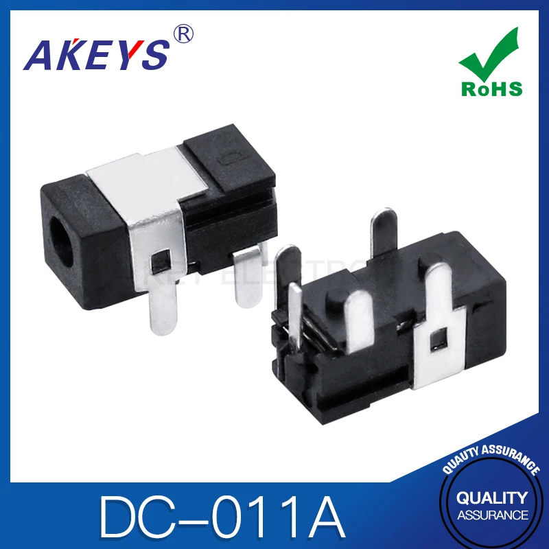 DC-011A قدم ثابتة 2 القطر الخارجي 2.8 النواة الداخلية 0.7 دبابيس 5 أرجل مقاومة درجات الحرارة العالية قاعدة مقبس طاقة تيار مستمر عالي الجودة