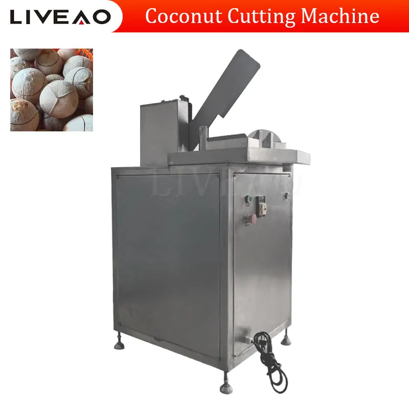 Automatic Coconut Opening And Cutting Machine For Cutting Coconut Artifact Electric Coco Opening Machine