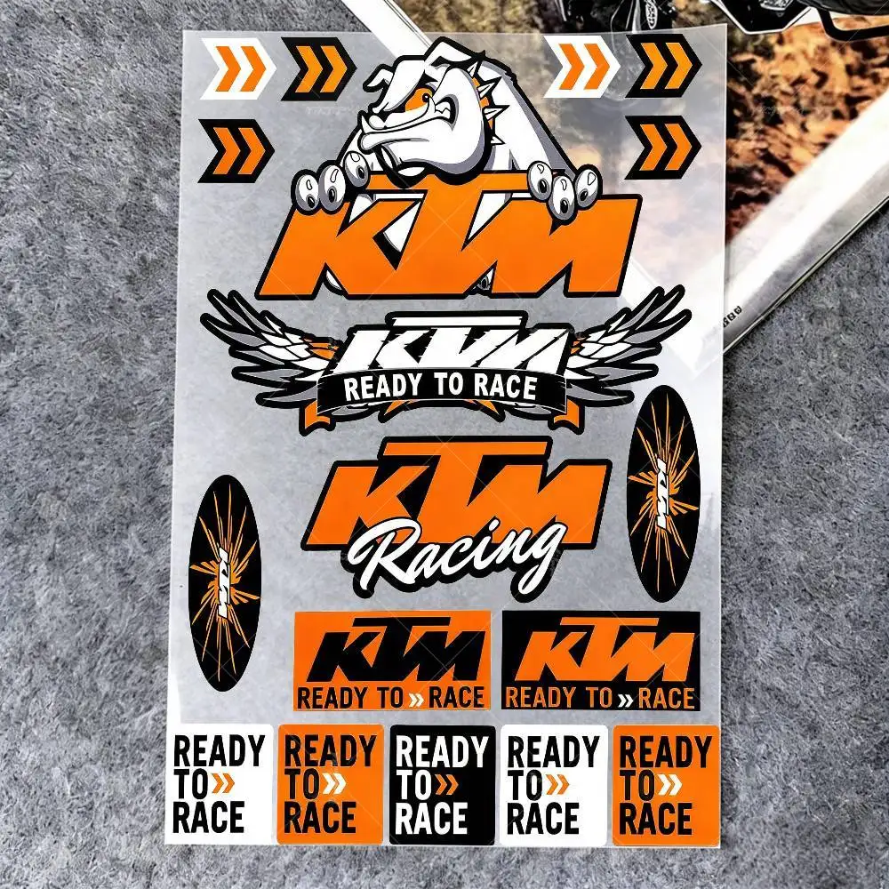 For KTM Stickers Moto Sticker Auto Body Bumper Windows Motorcycle Laptop Walls Vinyl Decal Car Tuning Accessories