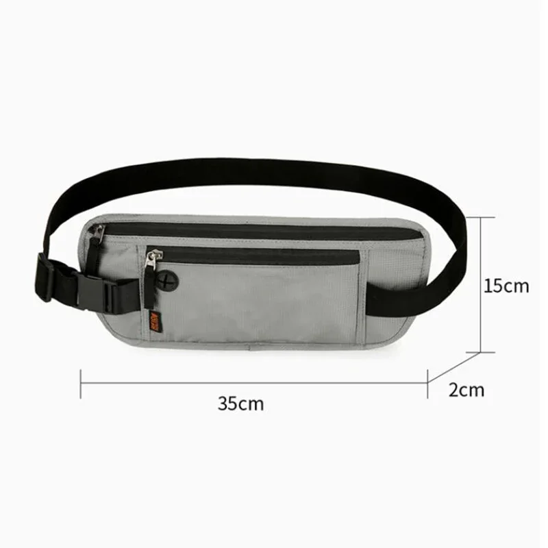 RFID Men's Hip Sack Men Shoulder Belt Bag Oxford Cloth Outdoor Sports Men Waist Bag Waterproof Male Fanny Pack for Phone