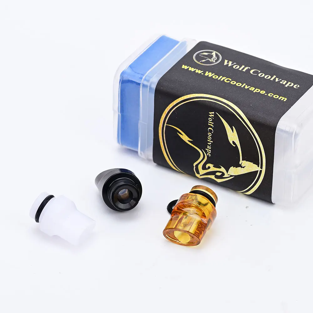 2 Stuks Wolfcoolvape 510 Infuus Tip Fluit Tip Tip Tip 510 Mtl Infuus Tip Pei Pc Voor Bb/Billet/Boro Rda/Rta/Rdta/Rdta Verstuiver
