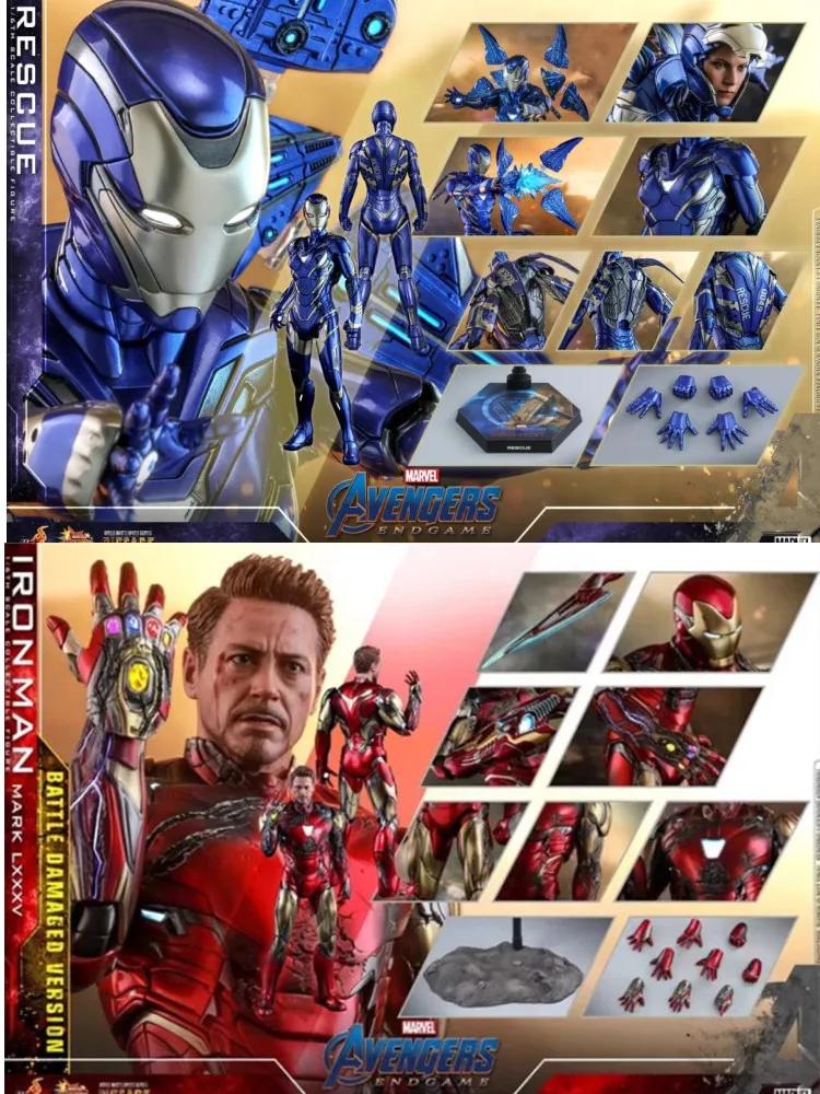 

Hottoys Ht MMS538D32 Marvel Iron Man Pepper Anime Action Figures Original 1/6 Team Suit Avg4 Avengers Endgame Model Toy Gifts