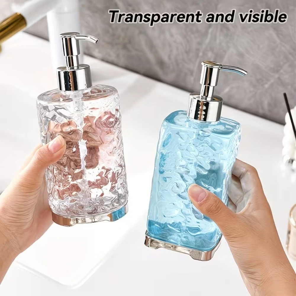 Dispensador de jabón de lujo, botella de jabón para gel de ducha, botella de champú, botella de jabón para cocina, accesorios de baño, 1 unidad
