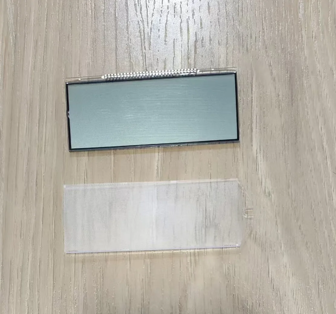 1 conjunto de display lcd e plexiglass original para rádio tecsun pl660 PL-660 ou pl600 PL-600