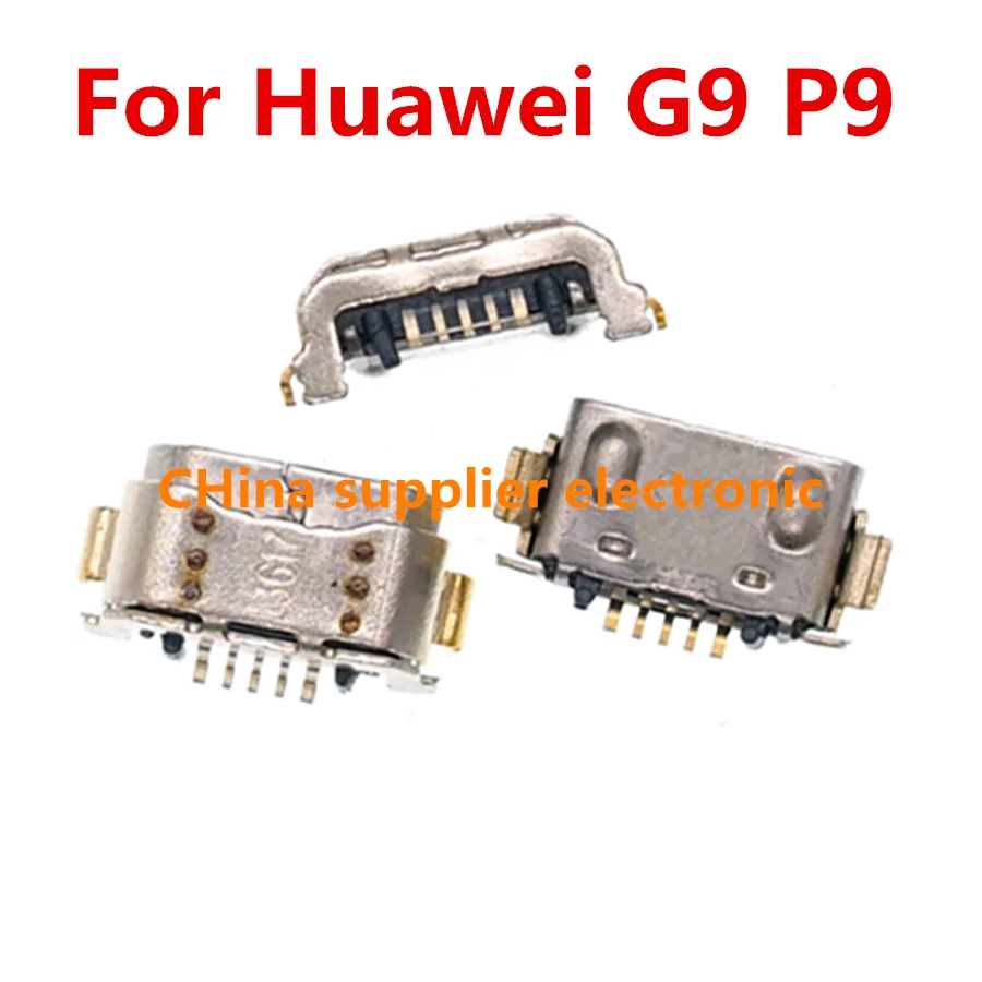 10pcs-200pcs For Huawei G9 P9 Lite / Honor Play 6 5A Y5 Y6 2017 Micro USB Charging Dock Charge Port Socket Jack Connector