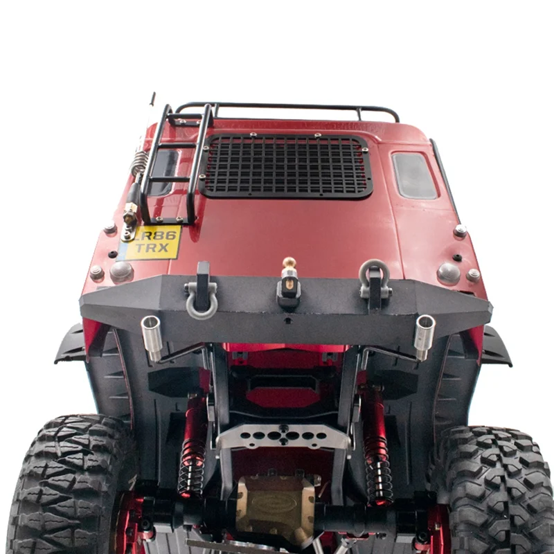 ช่องระบายก๊าซท่อไอเสียจำลองโลหะสำหรับ Traxxas ตัวป้องกัน Trx4 Ford bronco SCX10 RC ตีนตะขาบชิ้นส่วนอัพเกรดรถยนต์