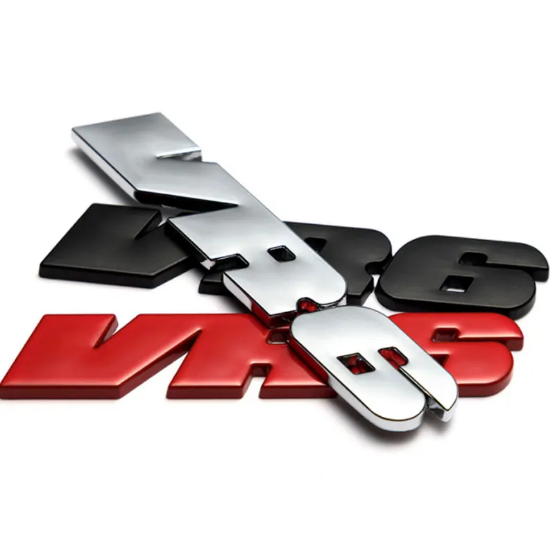 

VR6 Badge Car stickers for Volkswagen Sagitar POLO Magotan Golf modified VR6 accessories Trunk emblem decorate Emblem decals