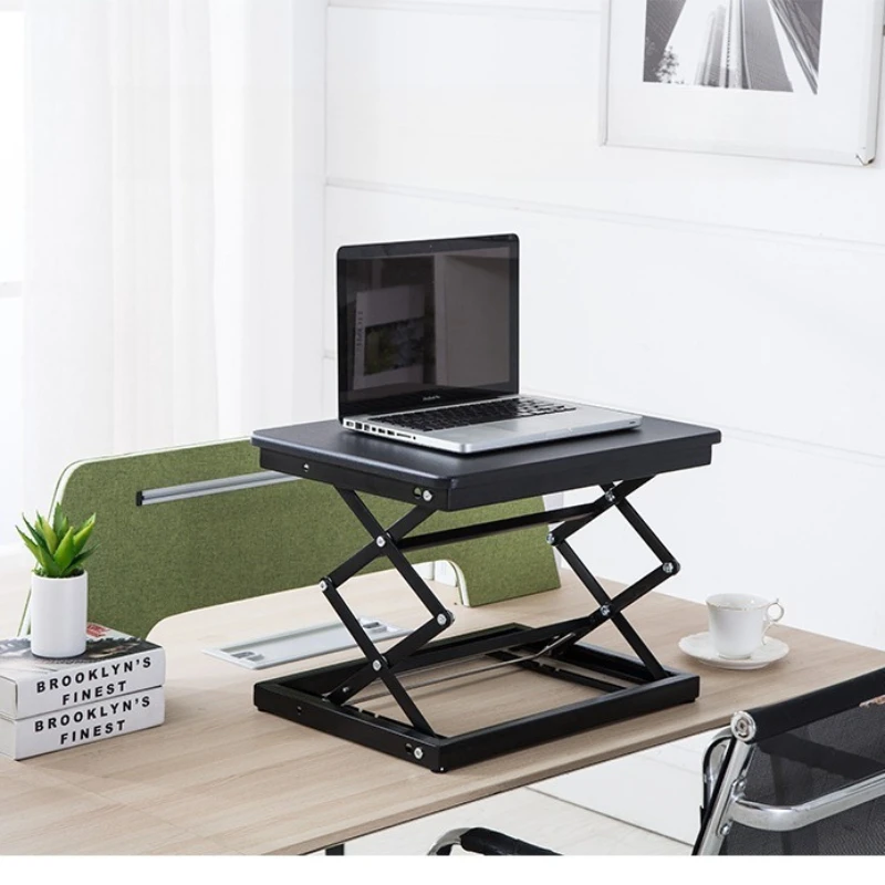 

Standing desk Lifting workbench Computer desk Household desktop heightening notebook desktop folding bracket