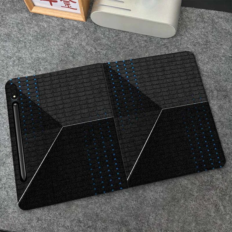 

Dark Pattern Blue Cool For Samsung Galaxy Tab S6 S7 S8 S9 S10 FE Plus Lite Soft Flexible Support Tablet Case Gift
