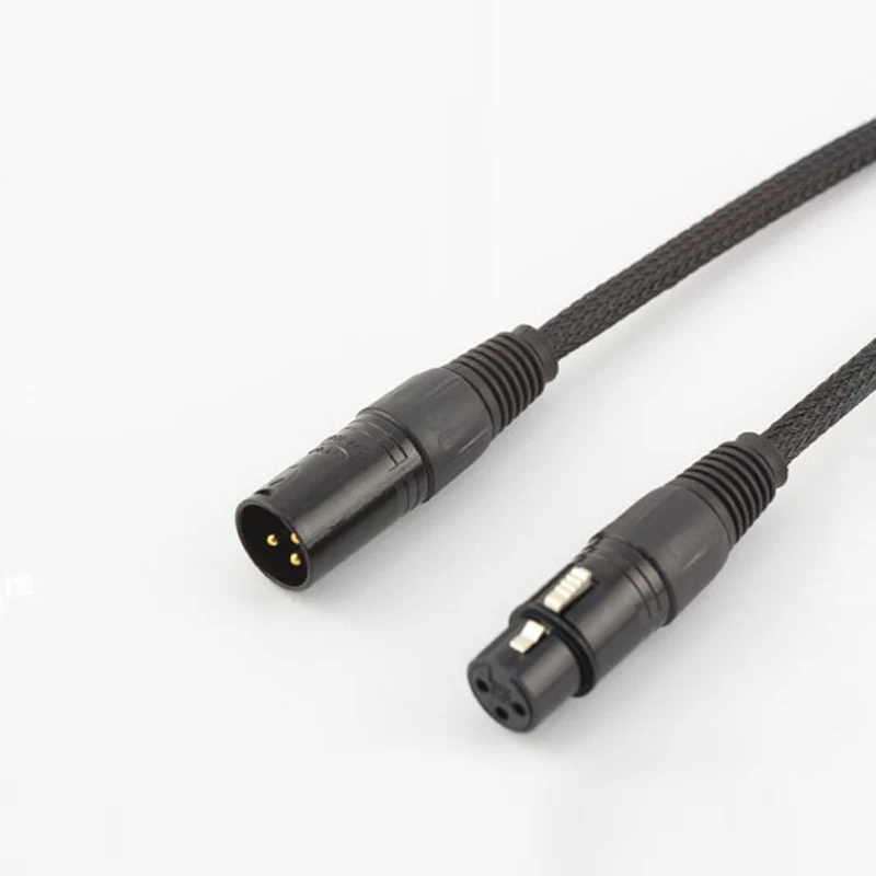 Preffair X401 OFC Kupfer XLR Kabel Audio Balance Interconnect Kabel mit vergoldetem XLR-Stecker – Detail 5