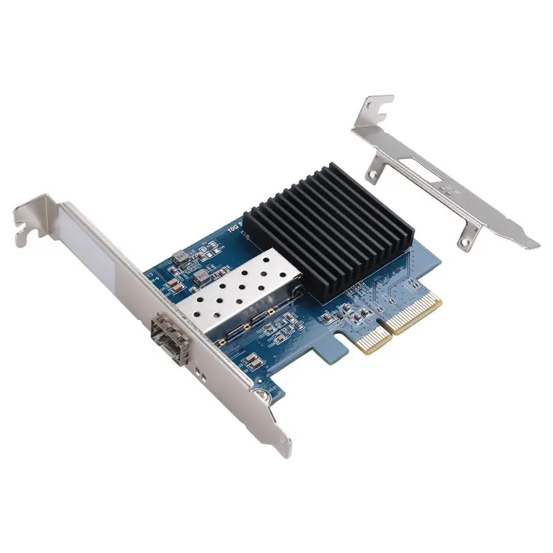 M51K-For PCI-E 3.0 10G Ethernet Network Card RTL8127 Chip 4X Single RJ45 Port Gigabit Ethernet For PCI-Express Adapter For PC