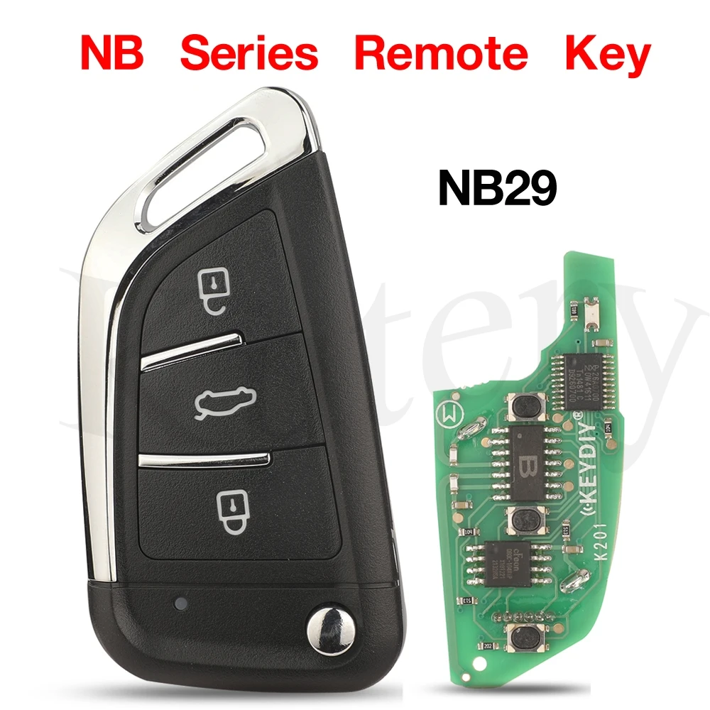 

jingyuqin 3 Buttons NB29 Programmer NB Series Universal Remote Control Blank Car Key For KD900/MINI KD/KD MAX KD-X2 Key