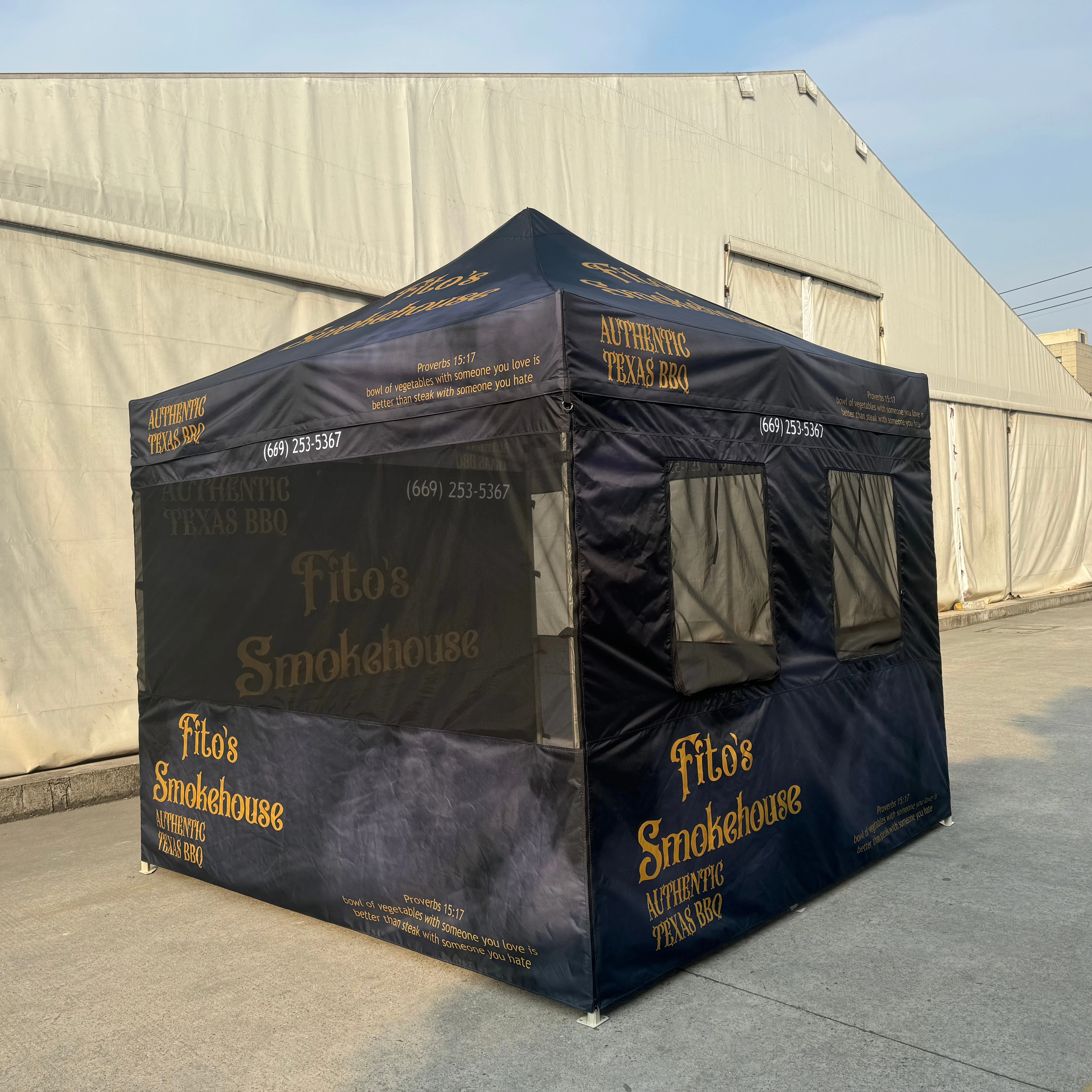 

Custom 10x10 Aluminum Portable Gazebo Tent Waterproof Cover Canopy Tent