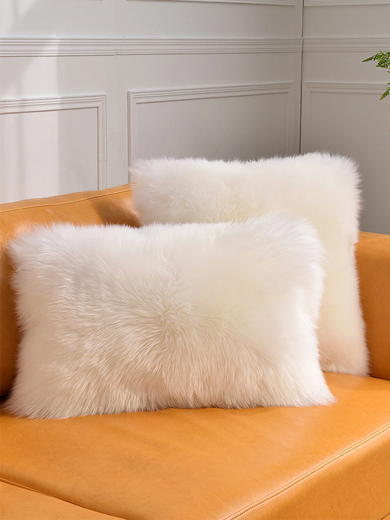 Pelz Kissenbezug Kissenbezug Dekorative Lange Haar Kissen Plüsch Fall Neue Luxus Serie Stil Faux Wurf Kissen Dekor