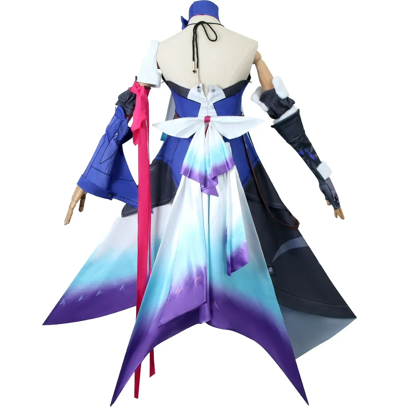 Jogo Anime Honkai Star Rail Vestido Roxo para Mulheres, Traje Cosplay Marinheiro, Saias Fantásticas, Traje Disfarçado, Uniforme de Festa Halloween