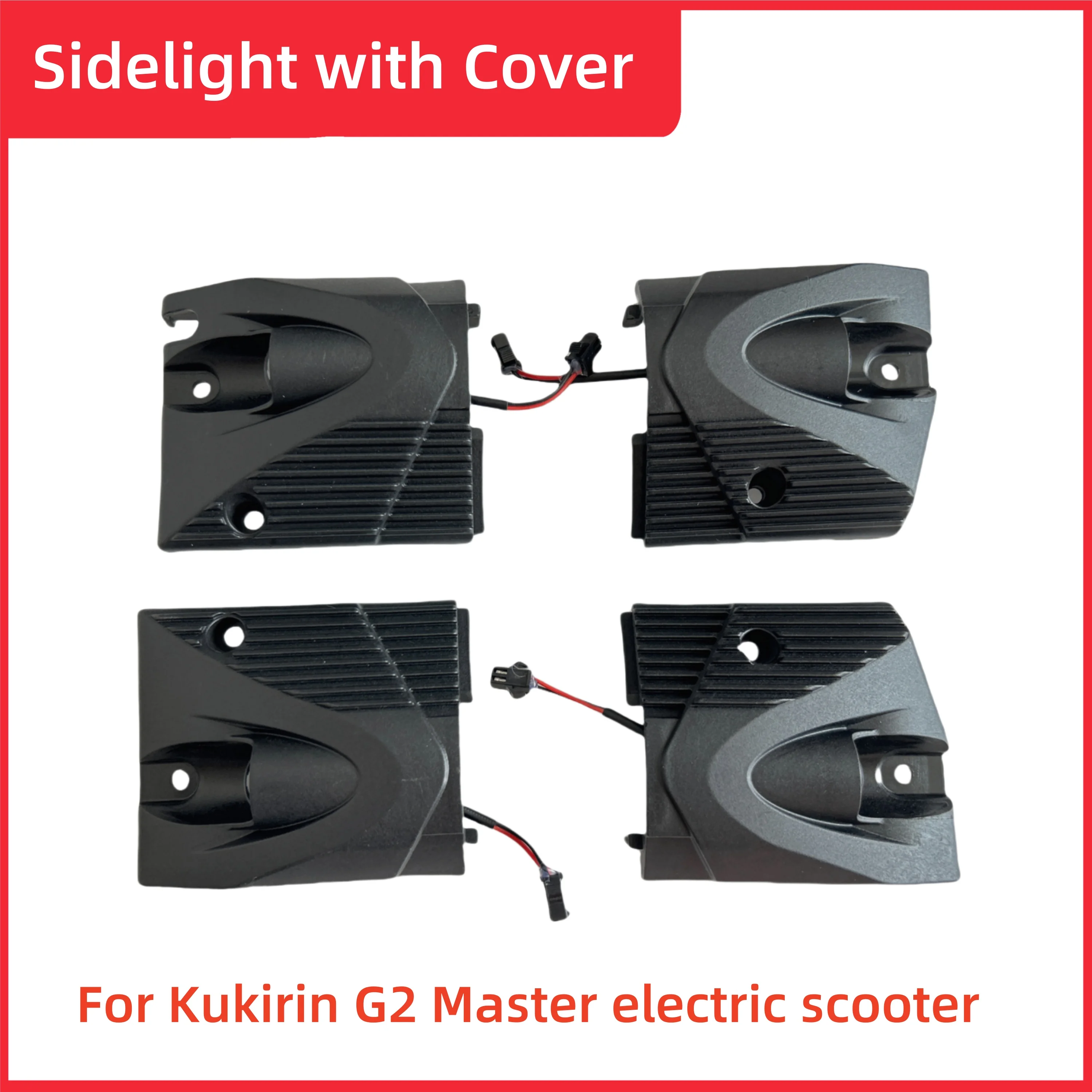 Original Kugoo Kukirin G2 Master Sidelight with Cover Electric Scooter Deck Lamp Front Rear Light Tail Light Parts