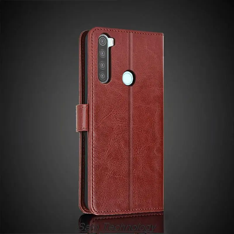 Card Holder Cover Case for Xiaomi Redmi Note 8T Pu Leather Flip Cover Retro Wallet Phone Case Redmi Note8T Business Fundas Coque