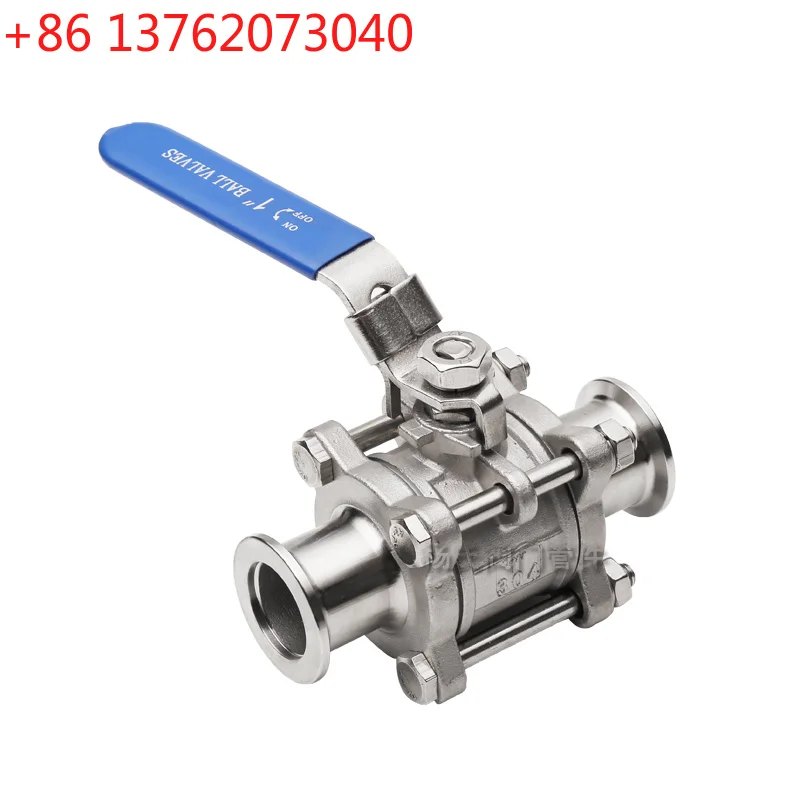 KF vacuum quick-loading ball valve Stainless steel clamp type with lock Vacuum ball valve KF10 KF16 KF25 KF40 KF50