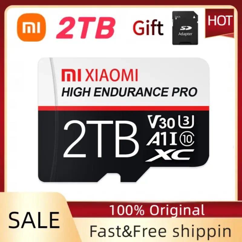 Xiaomi Memory Card TF/SD Card 128GB 64GB 256GB V30 Flash Drive Card 2TB Mini SD Card For Xiaomi/Huawei/Samsung Cartao De Memoria