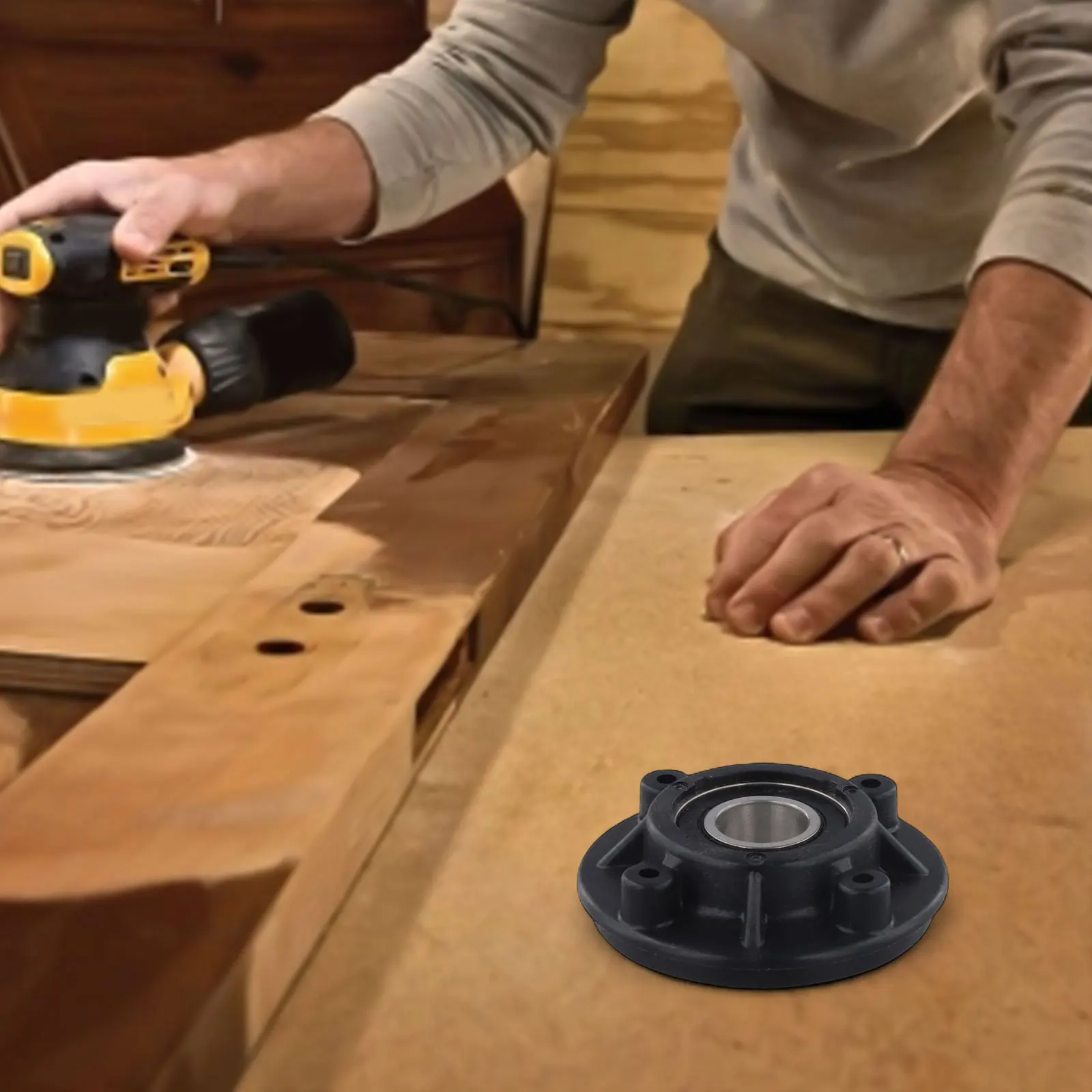 

DIY Project Tool Repair Black Bearing Retainer Ball Bearing Housing Assembly Accessory DCW210 Sander Ball Bearing