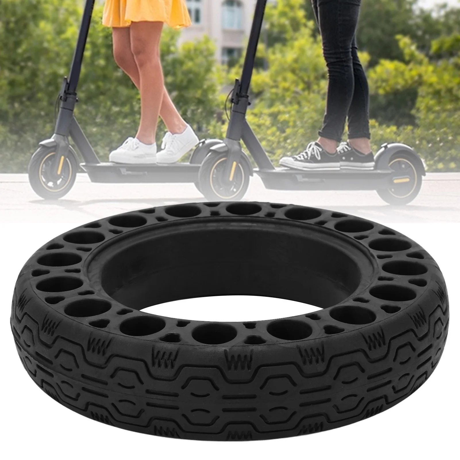 60/70‑6.5 Electric Scooter Tires Explosion Proof Solid Tire Long Mileage Stretchable Tire For G30 Electric Scooter