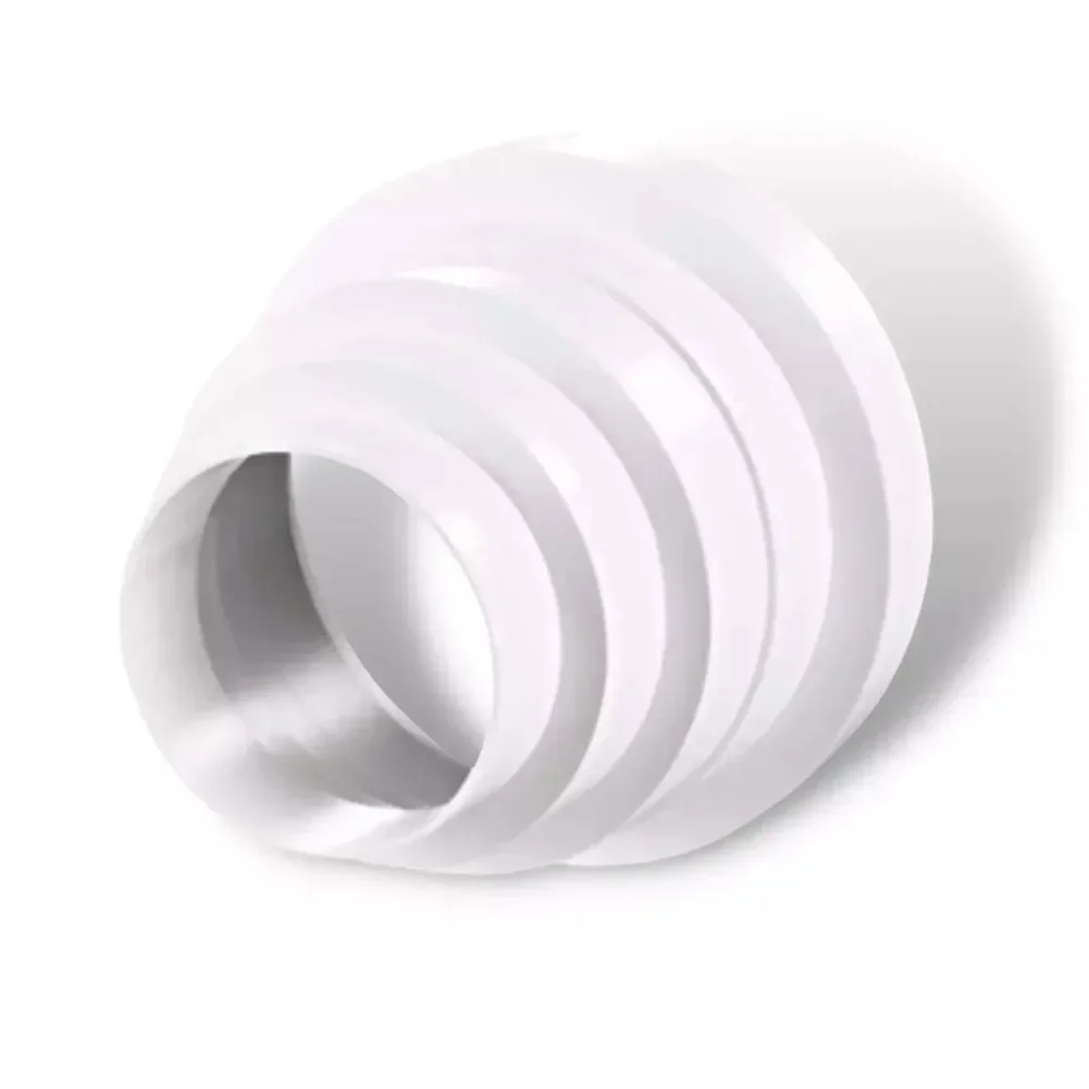 1PCS 80-150mm Pipe ABS Plastic Duct Reducer Extractor Fan Pipe Connector Onnection With Air Ducts For Range Hood Exhaust Duct