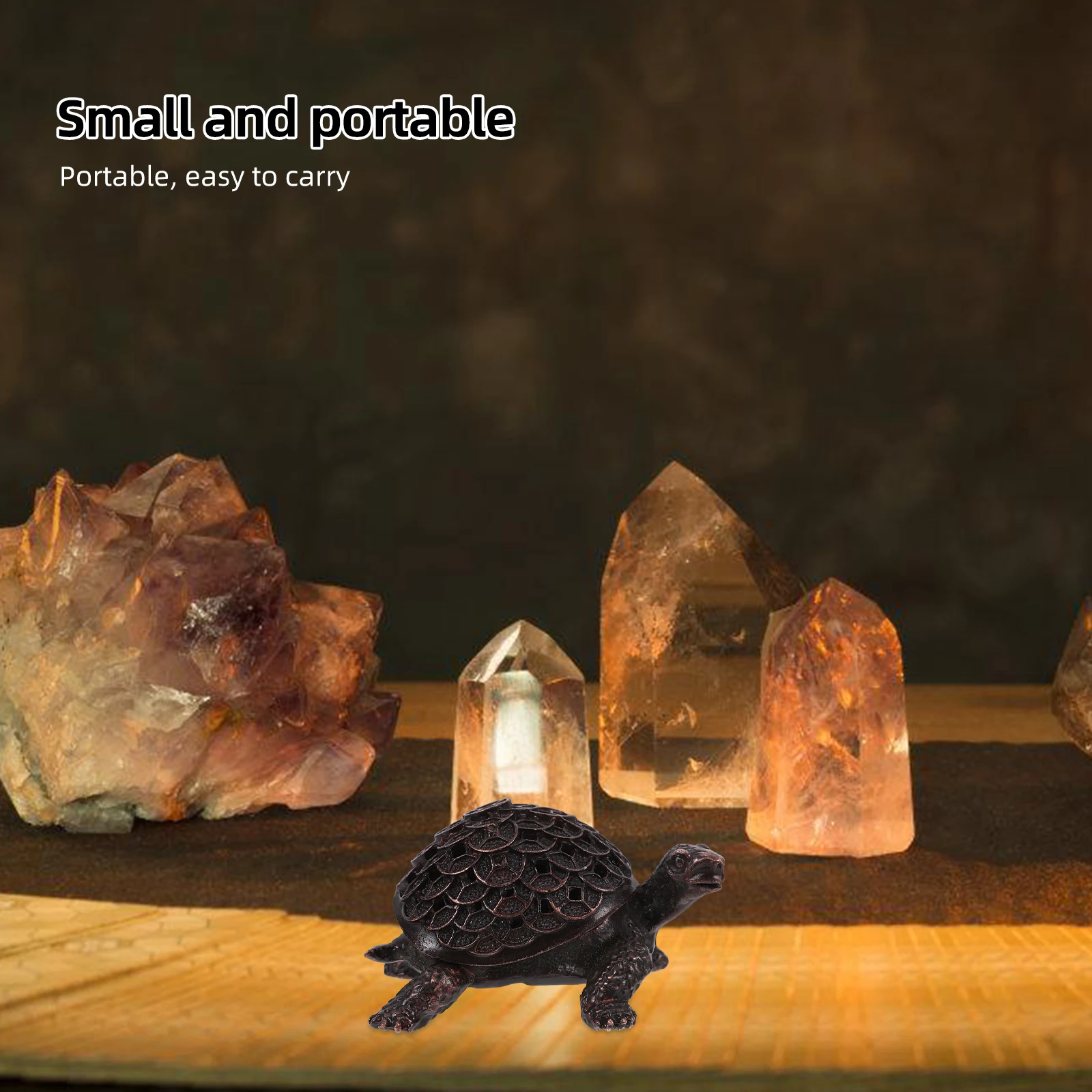 

Style Statue Home Decor Alloy Desktop Garden Statues Vintage Turtle Room Decoration Animal Sculpture Retro Tortoise Yard