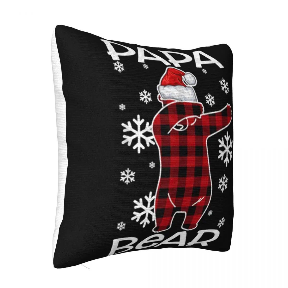 Original Papa Bear Pajama Dabbing Santa Christmas Family Ugly Hot Any Logo Discount Pillow Case