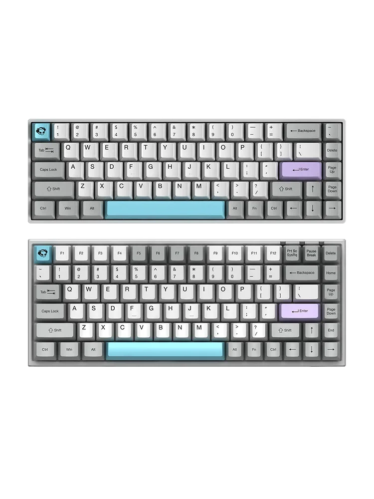 Akko Quiet 3068/3084 Bluetooth Dual Mode Mechanical Keyboard 68/84 Keys Office Game E-sports Cherry Axis Customized Keyboard Gif