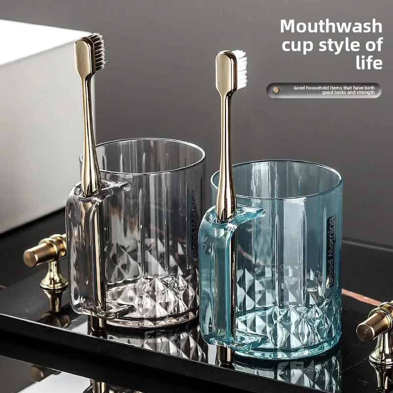 

Бытовая пара чашек для зубов/рота: пластик, для чистки рта, полоскания рта, мытья зубных щеток