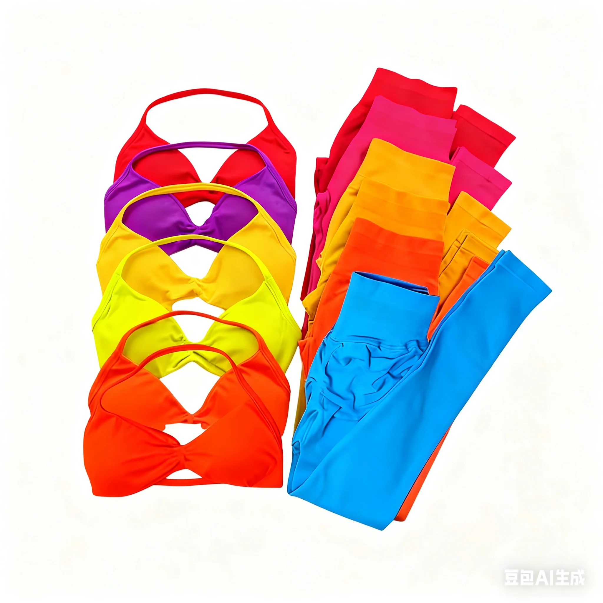 

Комплект из 2 предметов для йоги, тренировочная одежда для женщин, высококачественные леггинсы и бюстгальтер на бретелях, бесшовная спортивная одежда для тренажерного зала и фитнеса