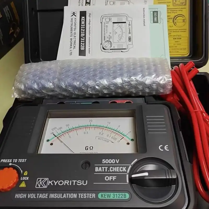 Insulation Resistance Tester Kyoritsu 3122B Digital High Voltage Insulation Testers 5000V