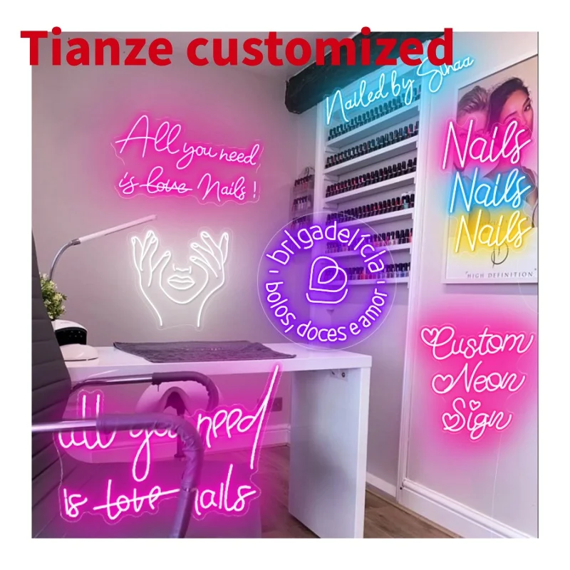 (Customized) winbo custom logo light neon sign board outdoor personalized sign board custom made