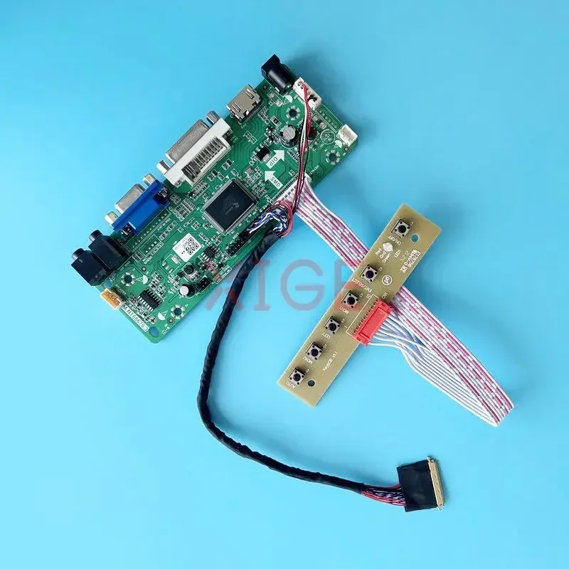 

Kit DIY Driver Controller Board For LTN156AT29-401/H01/L01 HDMI-Compatible Laptop Screen VGA DVI 1366x768 40-Pin LVDS 15.6"