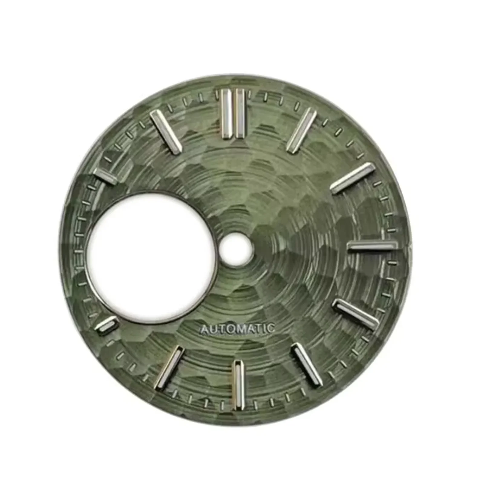 Para NH34 28,5 MM verde luminoso NH34 esfera de reloj accesorios de reloj mecánico esferas de repuesto para piezas de movimientos NH38