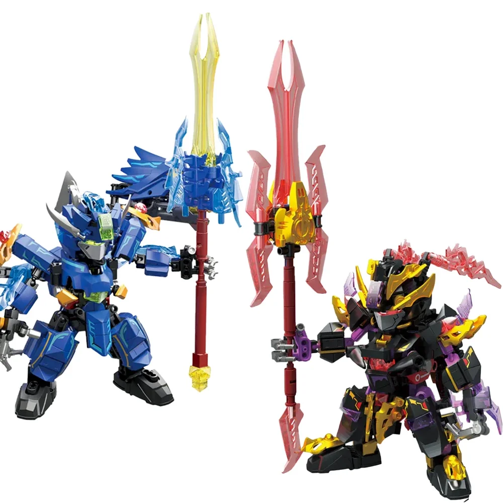 Hero Wukong Mini Building Blocks Toys with Glow-in-the-Dark Modules - Fun Battle Toy for Kids, Educational & Creative Play Decor