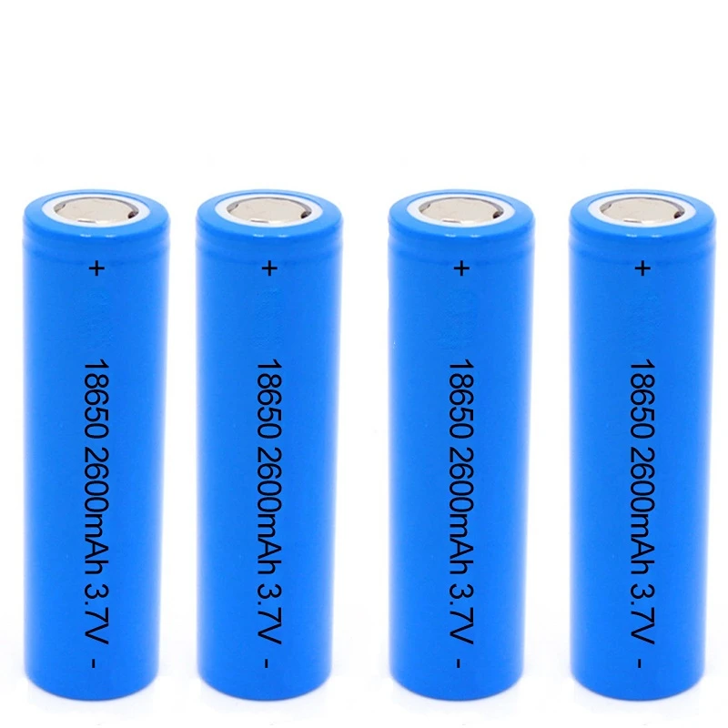 High Capacity Lithium ion 18650 3.7V 2600mAh rechargeable li-ion Power Battery