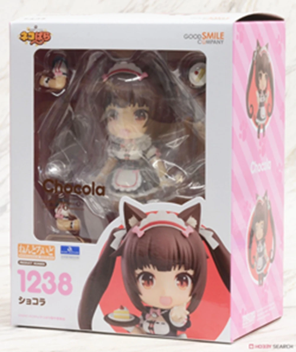 Figura de ação do PVC do anime, chocolates, baunilha, modelo do estilo do gato, boneca estática, empregada doméstica do gato, OB11 #1238, 10cm
