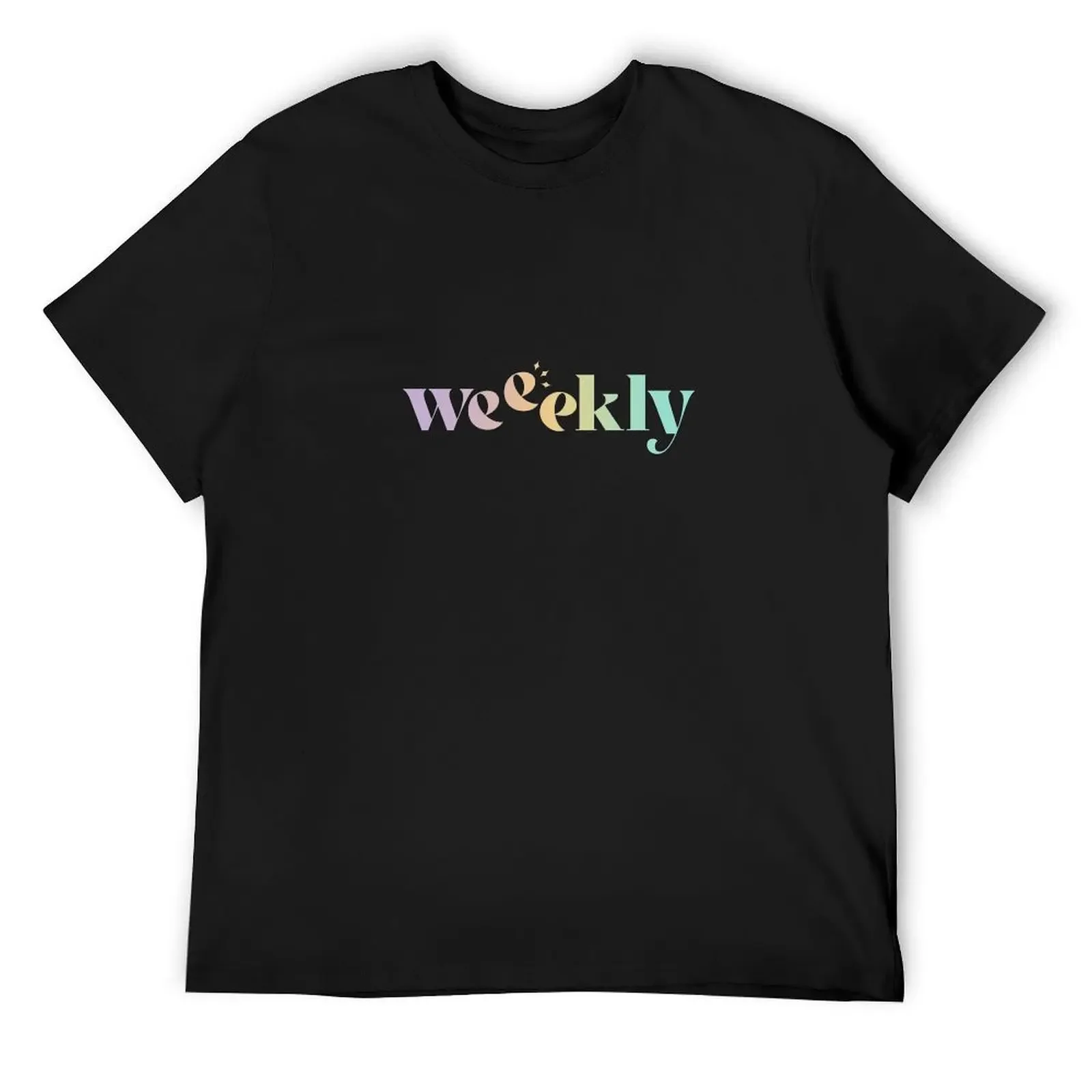 

weeekly logo (redesigned) T-Shirt new edition graphic t shirts sublime clothing for men