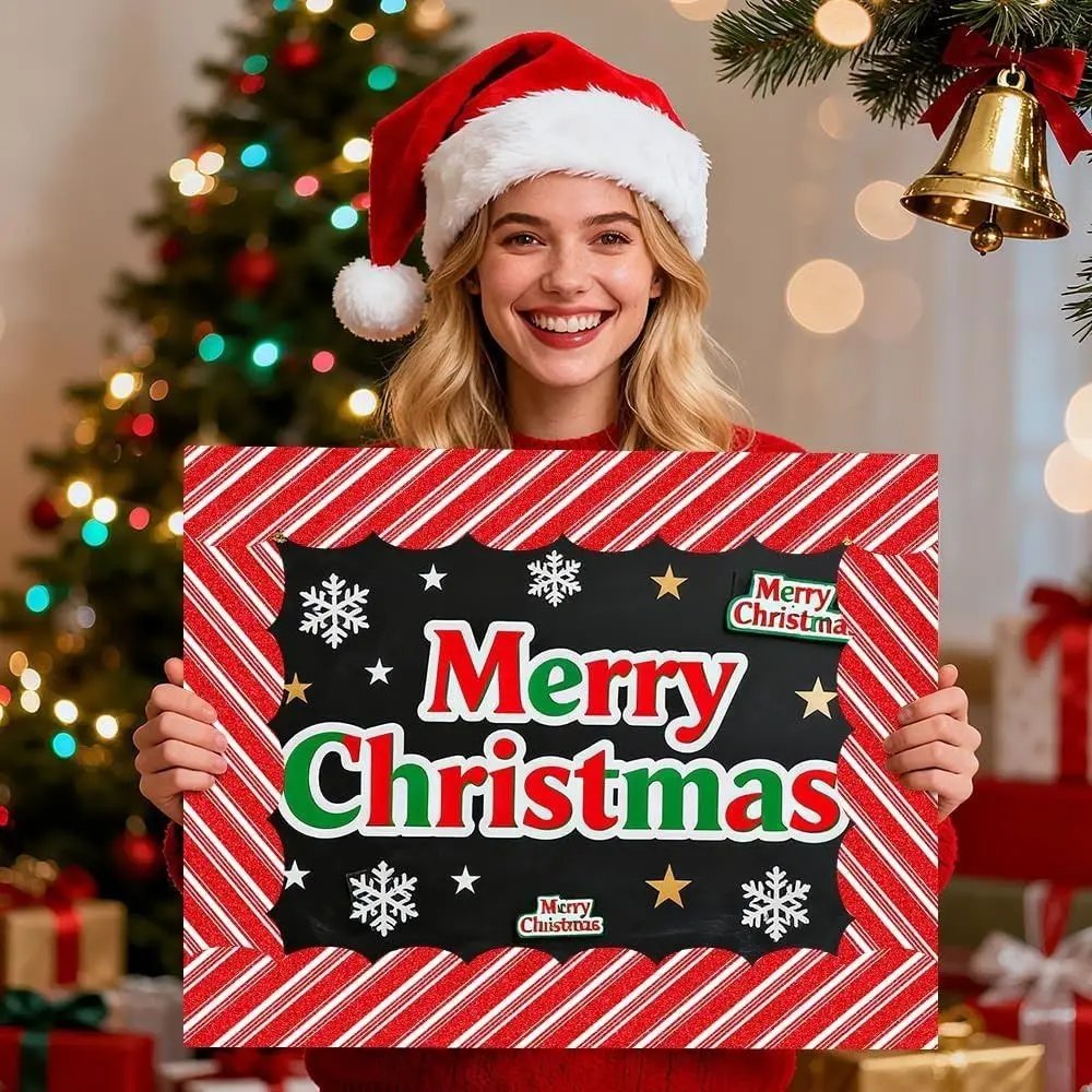 Self Adhesive Christmas Tree Stickers 10m Scalloped Edge Border Sticker Roll Waterproof Decorative Border Stickers
