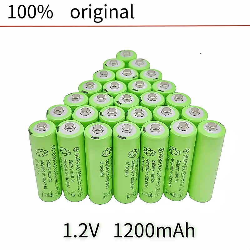 1.2V AA original 1.2V high-quality rechargeable battery lpega 1200mAh NI-MH rechargeable battery suitable for watches toys etc