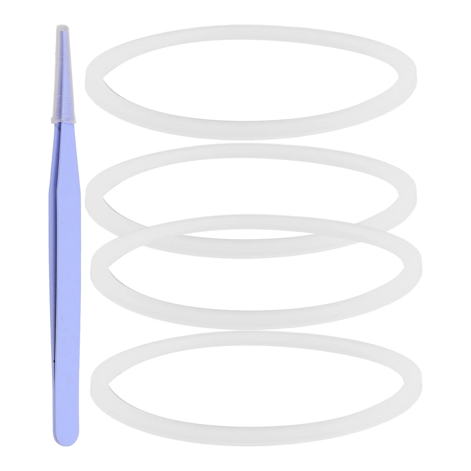 

1Set Silicone Sealing Ring Kit for Insulated Bottles Replacement Lid Gasket Waterproof Elastic Tumbler Seal Round Cup Accessory